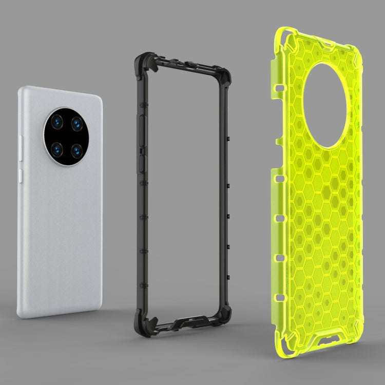For Huawei Mate 40 Pro Shockproof Honeycomb PC + TPU Protective Case(Black)