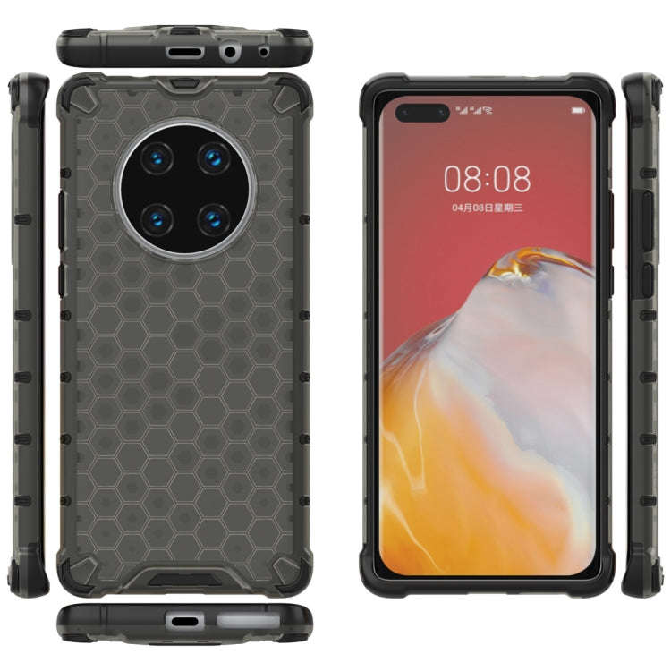 For Huawei Mate 40 Pro Shockproof Honeycomb PC + TPU Protective Case(Black)