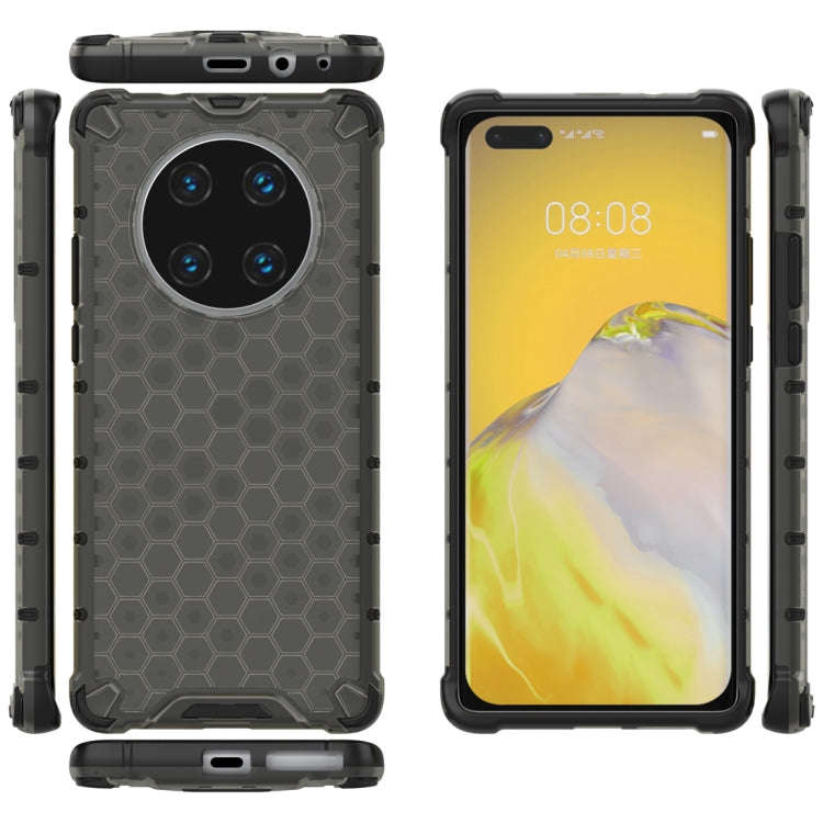For Huawei Mate 40 Pro+ Shockproof Honeycomb PC + TPU Protective Case(Black)