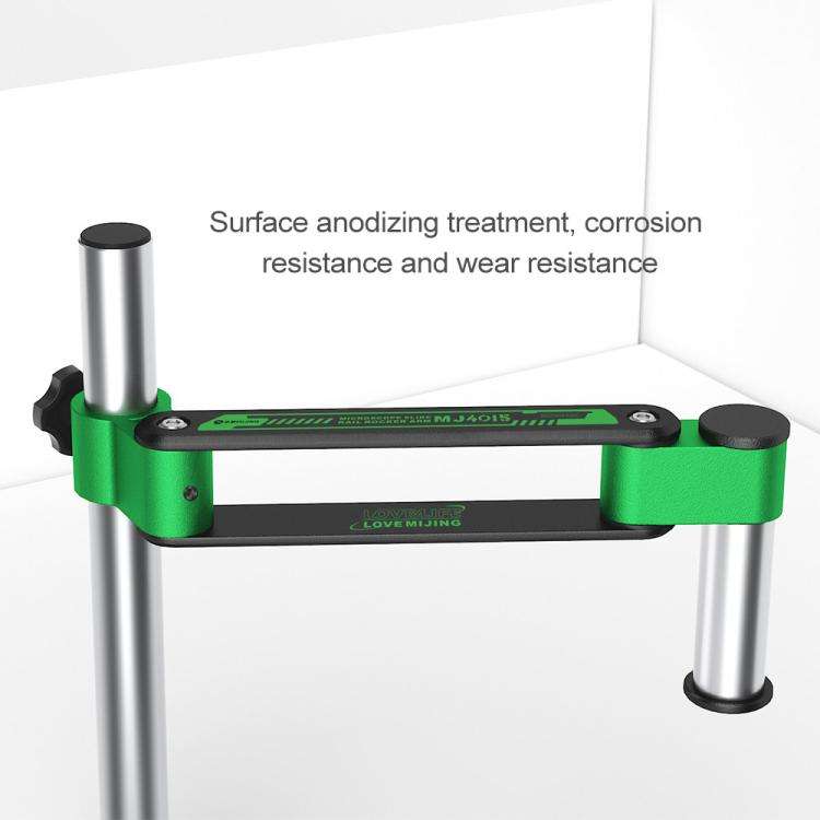 Mijing MJ4015 360 Universal Rotation Telescopic Folding Microscope Metal Bracket Arm