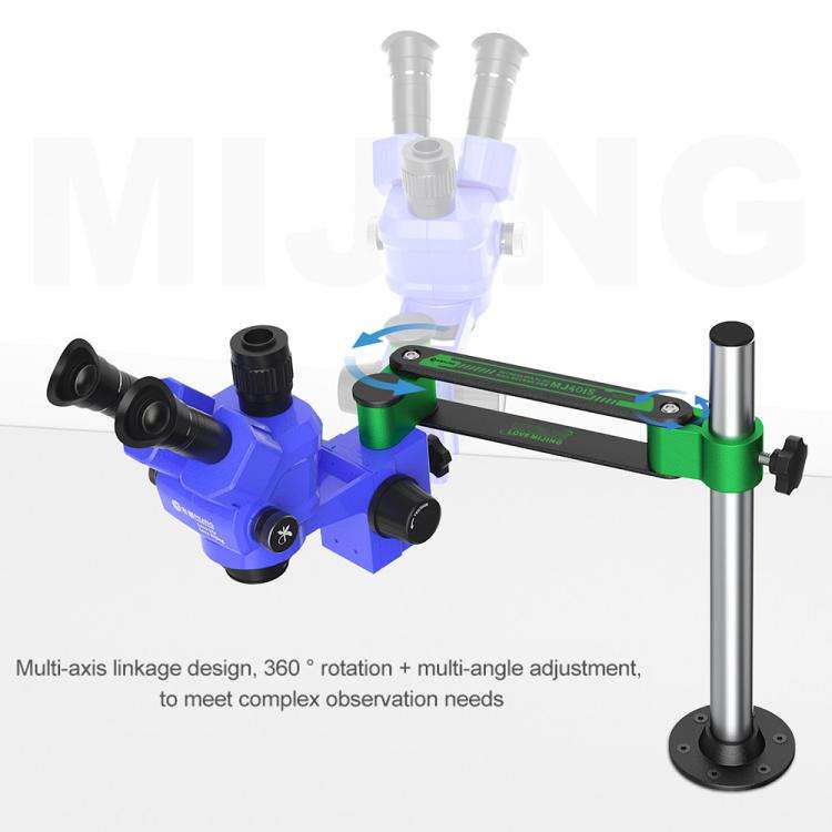Mijing MJ4015 360 Universal Rotation Telescopic Folding Microscope Metal Bracket Arm