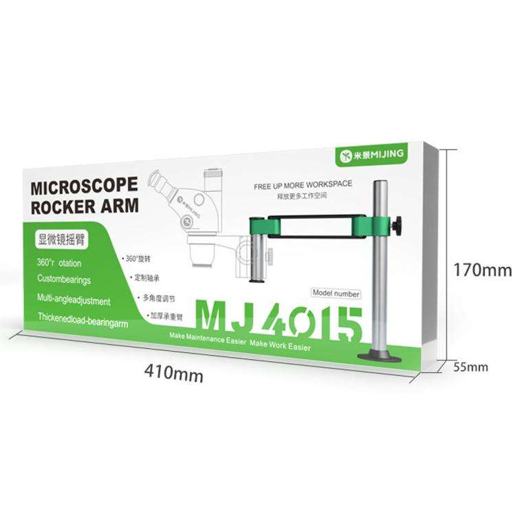Mijing MJ4015 360 Universal Rotation Telescopic Folding Microscope Metal Bracket Arm