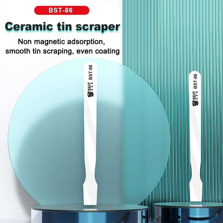 BEST BST-86 Multifunctional Anti-static Anti-magnetic BGA Ceramic Tin Scraper