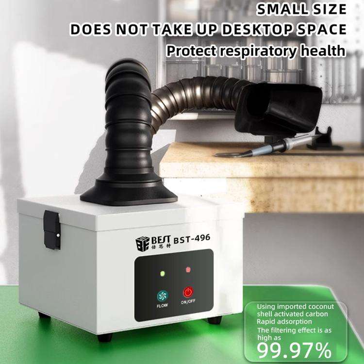 BEST BST-496 Small Smoke Purifying and Exhausting Machine, Plug:US Plug