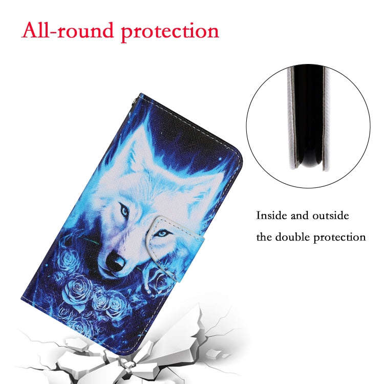 For Huawei P Smart(2020) Coloured Drawing Pattern Horizontal Flip PU Leather Case with Holder & C...