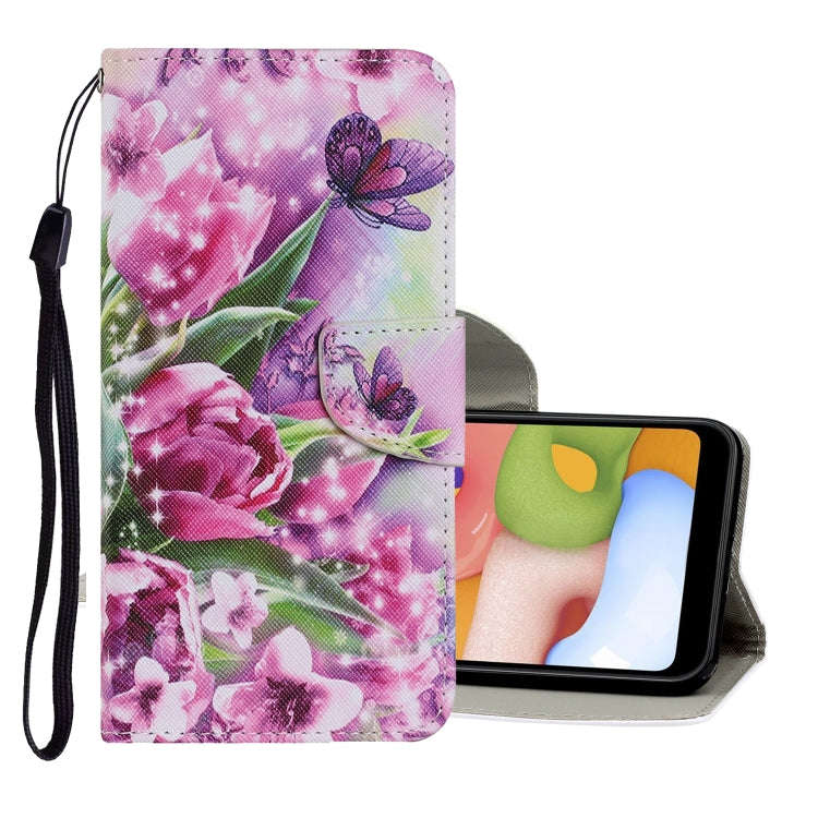 For Huawei P Smart(2020) Coloured Drawing Pattern Horizontal Flip PU Leather Case with Holder & C...
