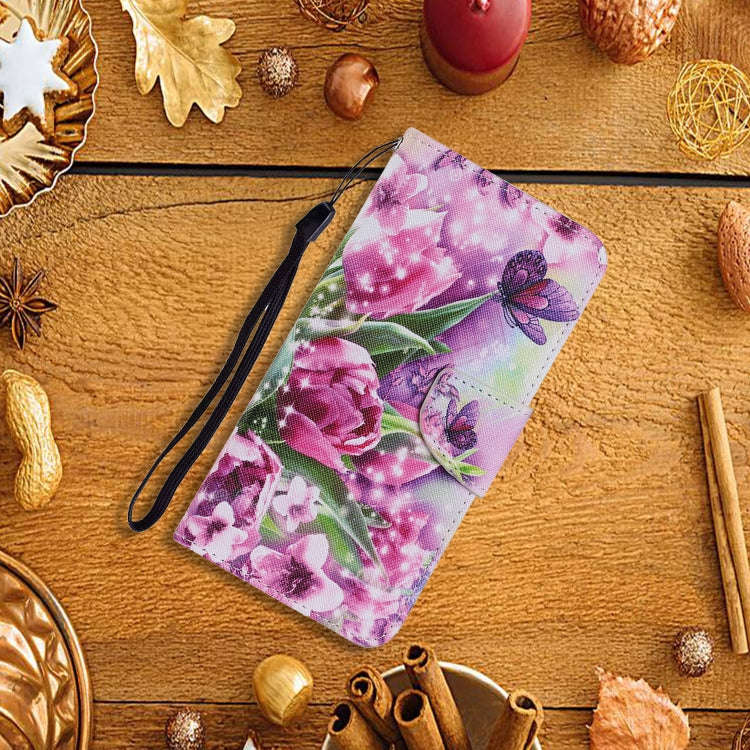 For Huawei P Smart(2020) Coloured Drawing Pattern Horizontal Flip PU Leather Case with Holder & C...
