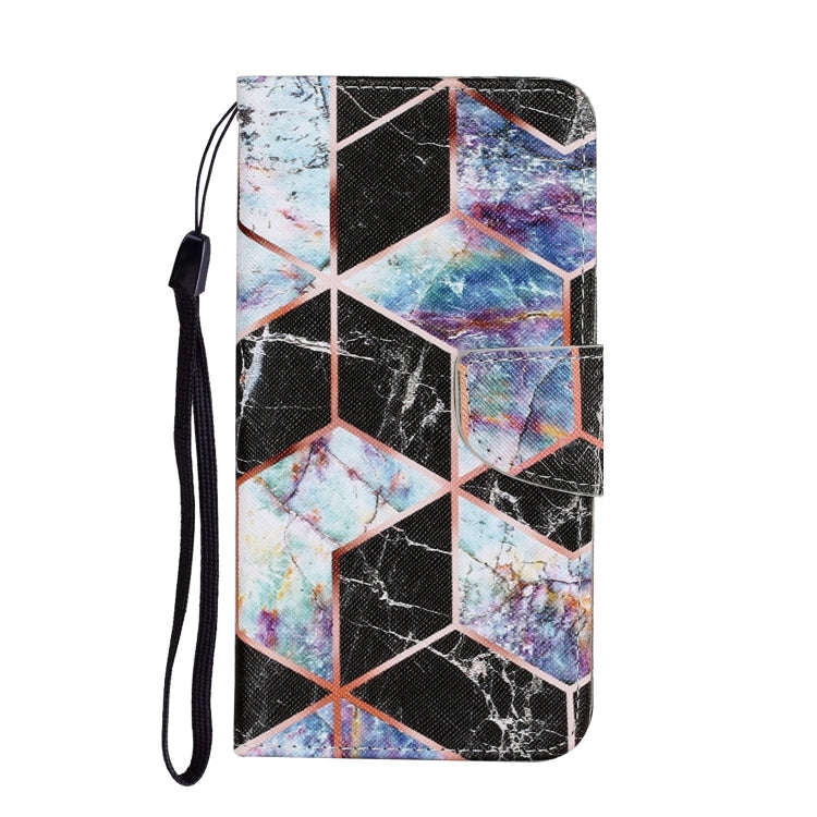 For Huawei P Smart(2020) Coloured Drawing Pattern Horizontal Flip PU Leather Case with Holder & C...