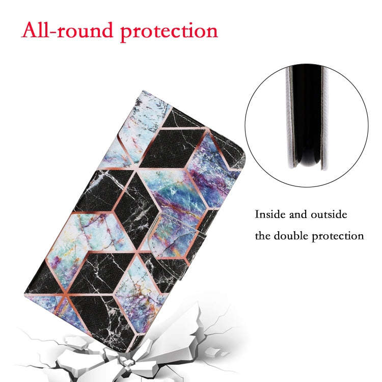 For Huawei P Smart(2020) Coloured Drawing Pattern Horizontal Flip PU Leather Case with Holder & C...