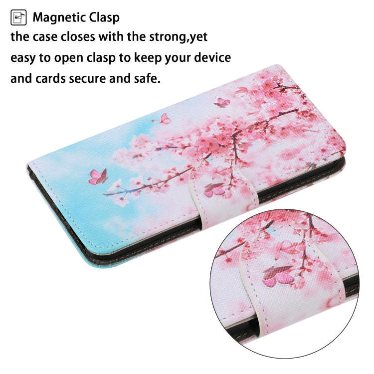 For Huawei P Smart(2020) Coloured Drawing Pattern Horizontal Flip PU Leather Case with Holder & C...