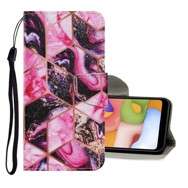 For Huawei P Smart(2020) Coloured Drawing Pattern Horizontal Flip PU Leather Case with Holder & C...