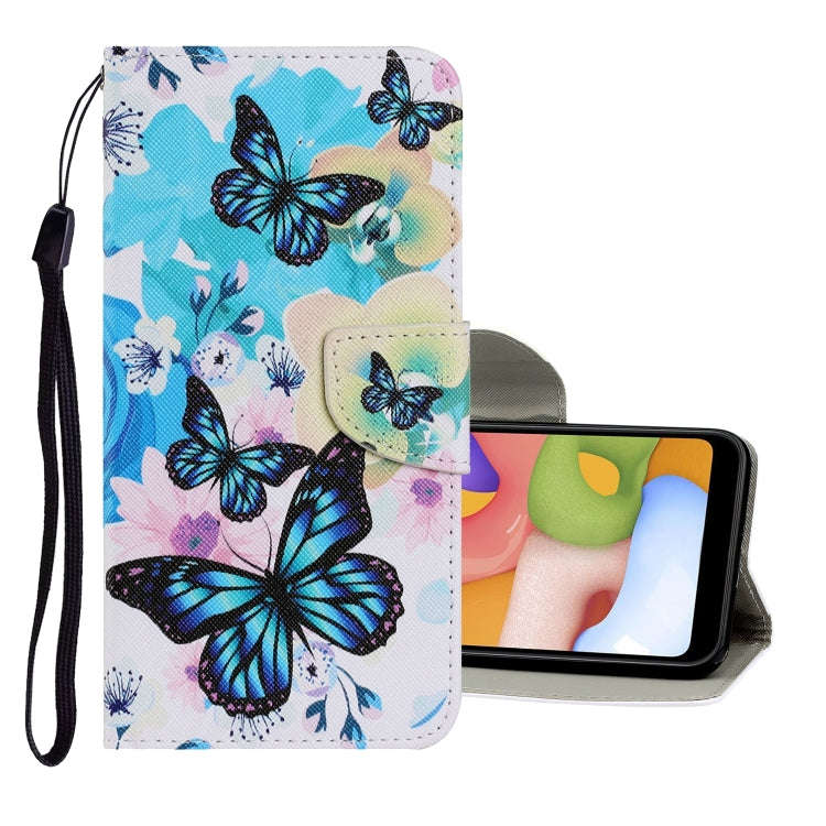 For Huawei P Smart(2020) Coloured Drawing Pattern Horizontal Flip PU Leather Case with Holder & C...