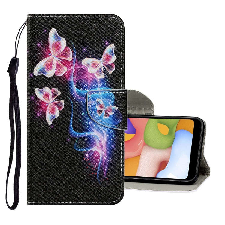 For Huawei P40 Lite Coloured Drawing Pattern Horizontal Flip PU Leather Case with Holder & Card S...