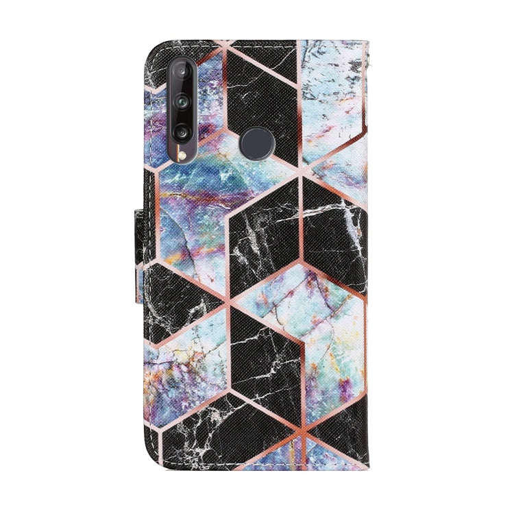 For Huawei P40 Lite E / Y7P Coloured Drawing Pattern Horizontal Flip PU Leather Case with Holder ...