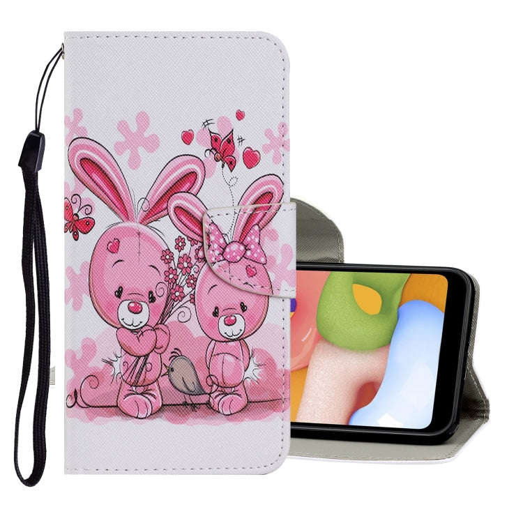 For Huawei P40 Lite E / Y7P Coloured Drawing Pattern Horizontal Flip PU Leather Case with Holder ...