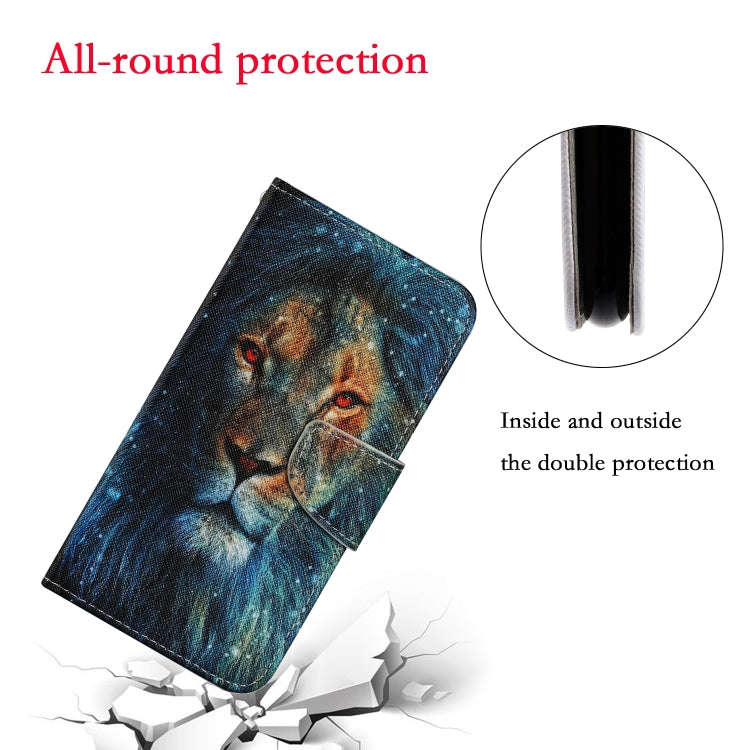 For Huawei P40 Lite E / Y7P Coloured Drawing Pattern Horizontal Flip PU Leather Case with Holder ...