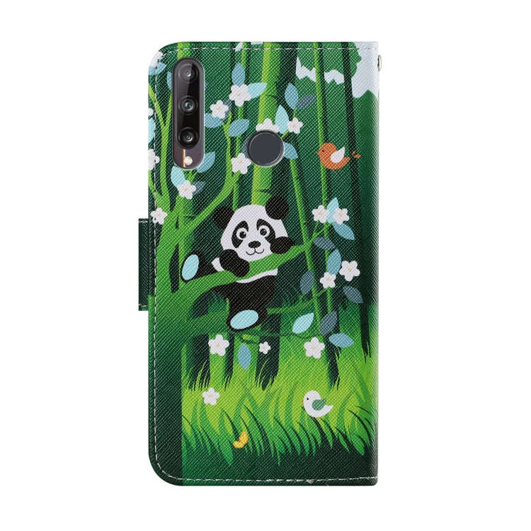 For Huawei P40 Lite E / Y7P Coloured Drawing Pattern Horizontal Flip PU Leather Case with Holder ...