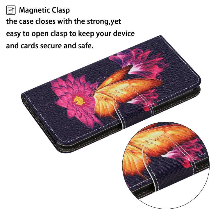 For Huawei P40 Lite E / Y7P Coloured Drawing Pattern Horizontal Flip PU Leather Case with Holder ...