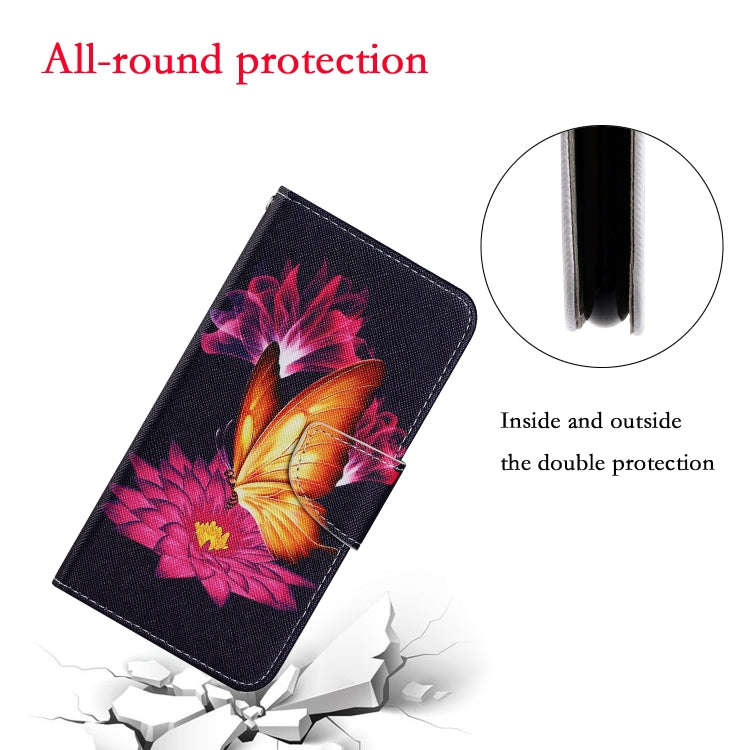 For Huawei P40 Lite E / Y7P Coloured Drawing Pattern Horizontal Flip PU Leather Case with Holder ...