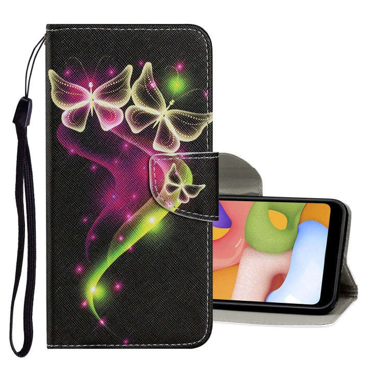 For Huawei P40 Lite E / Y7P Coloured Drawing Pattern Horizontal Flip PU Leather Case with Holder ...