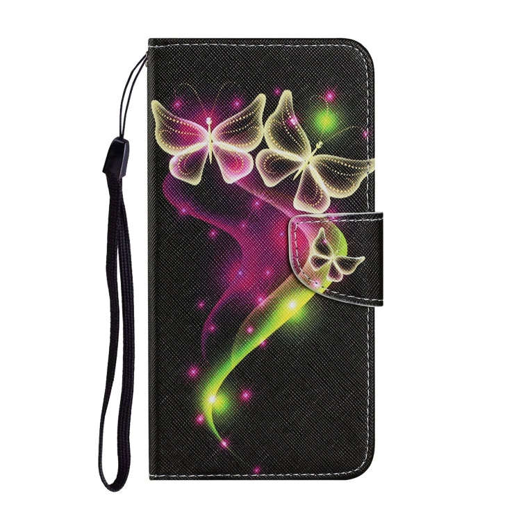 For Huawei P40 Lite E / Y7P Coloured Drawing Pattern Horizontal Flip PU Leather Case with Holder ...