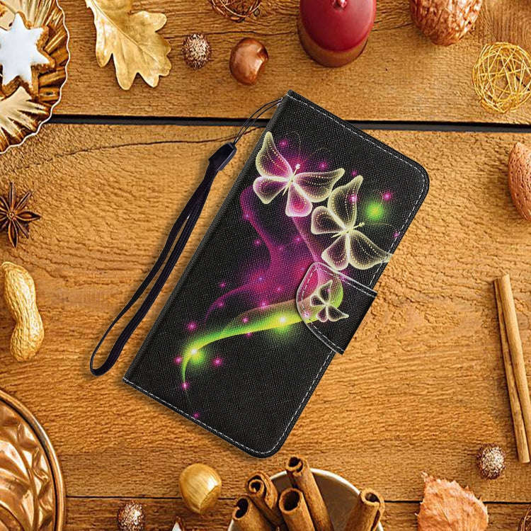 For Huawei P40 Lite E / Y7P Coloured Drawing Pattern Horizontal Flip PU Leather Case with Holder ...