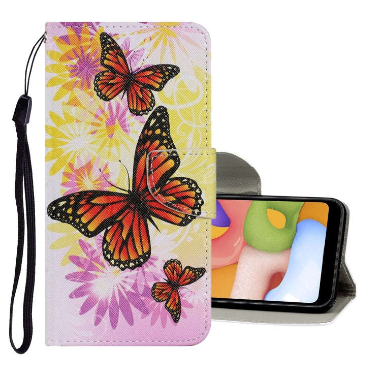 For Huawei P40 Lite E / Y7P Coloured Drawing Pattern Horizontal Flip PU Leather Case with Holder ...