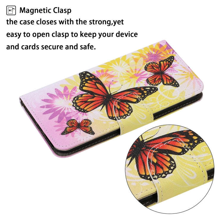 For Huawei P40 Lite E / Y7P Coloured Drawing Pattern Horizontal Flip PU Leather Case with Holder ...
