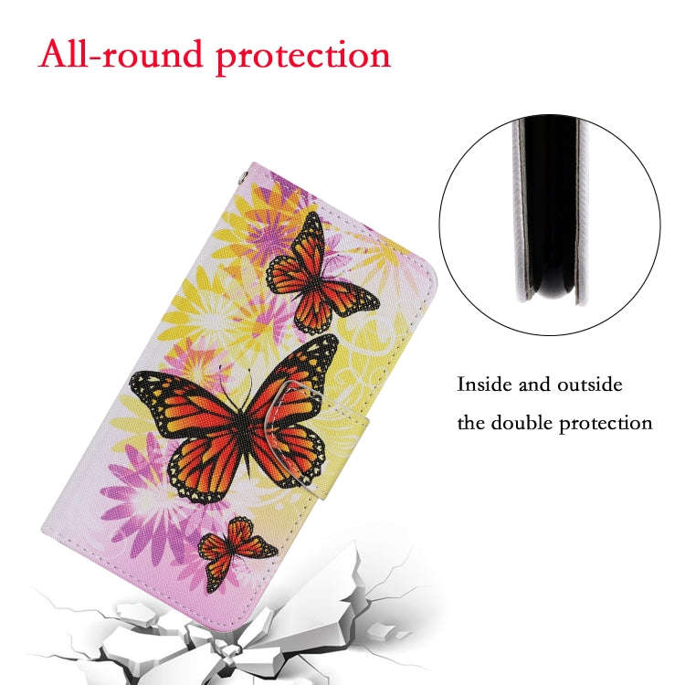 For Huawei P40 Lite E / Y7P Coloured Drawing Pattern Horizontal Flip PU Leather Case with Holder ...