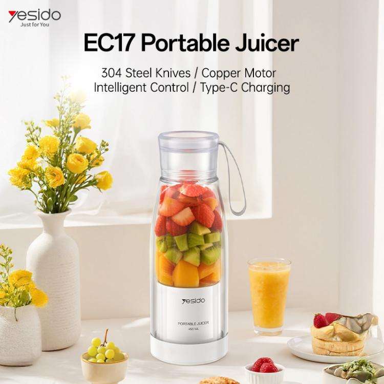 Yesido EC17 80W Portable Multi-Function Juicer(White)