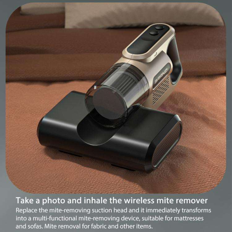14000Pa 2 in 1 Household Handheld Wireless Mite Remover UV Sterilization Vacuum Cleaner(White)