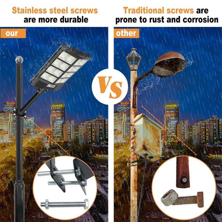 4 Sets 48mm Pipe Diameter Solar Street Light Bracket Mounting Arm, Length: 40cm(White)