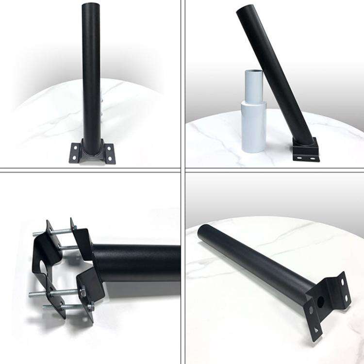 1 Set 58mm Pipe Diameter Solar Street Light Bracket Mounting Arm, Length: 40cm(White)
