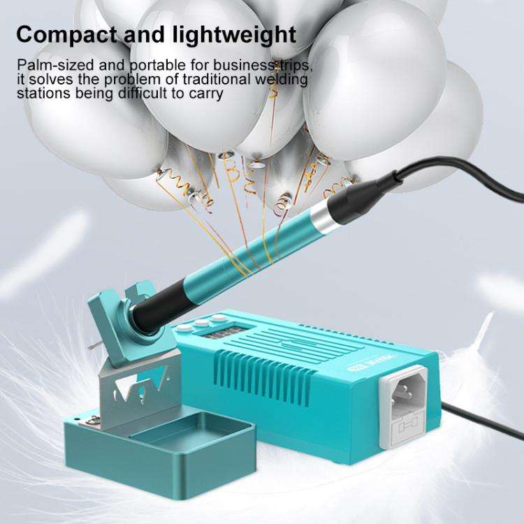 Uyue 8858 Portable Hot Air Gun BGA Desoldering Rework Station, Plug:US Plug