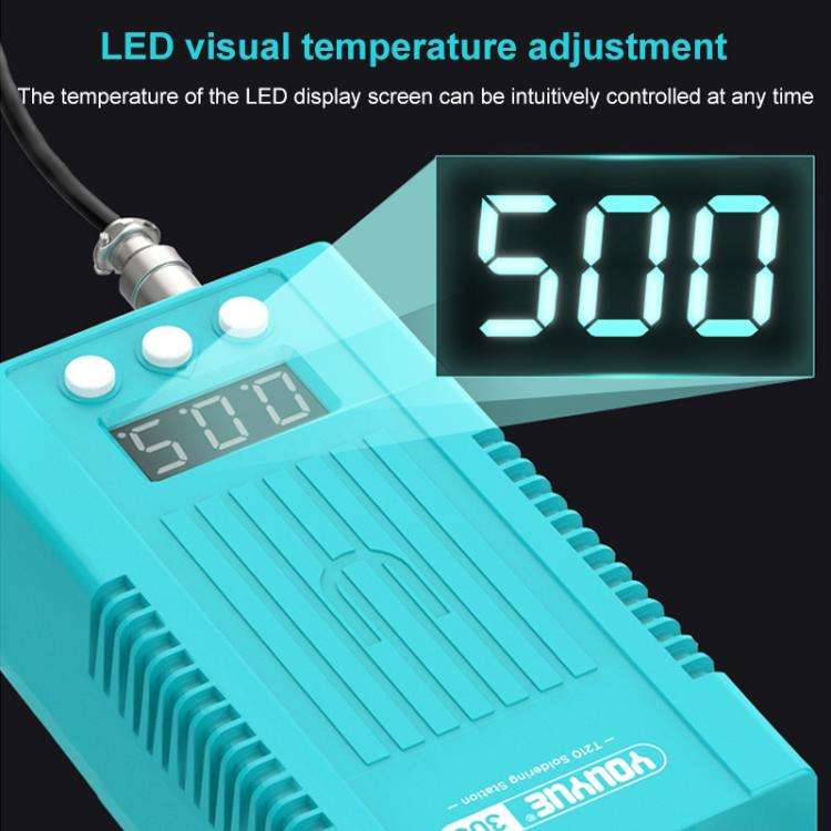 Uyue 8858 Portable Hot Air Gun BGA Desoldering Rework Station, Plug:US Plug