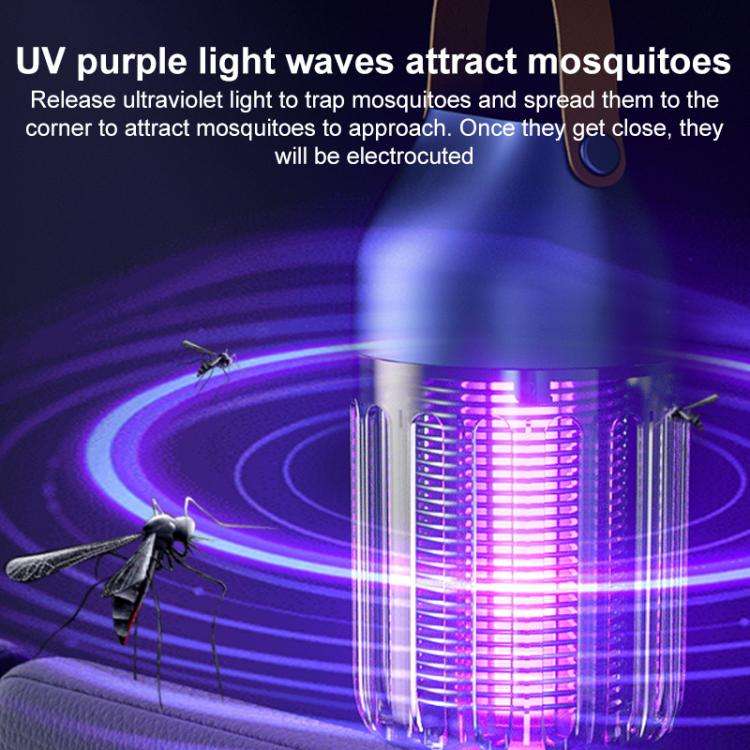 Rechargeable Camping Electric Mosquito Killer Lamp(Blue)