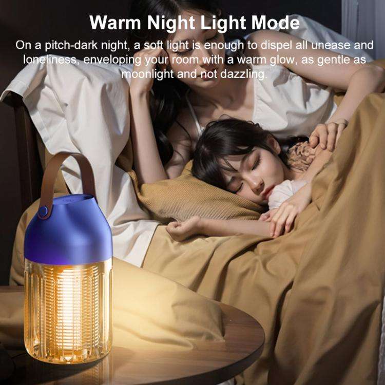 Rechargeable Camping Electric Mosquito Killer Lamp(Blue)