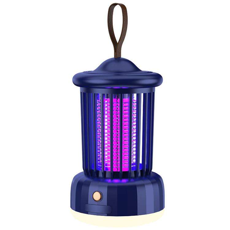 Rechargeable Portable Light Trapping Electric Mosquito Killer Lamp(Blue)