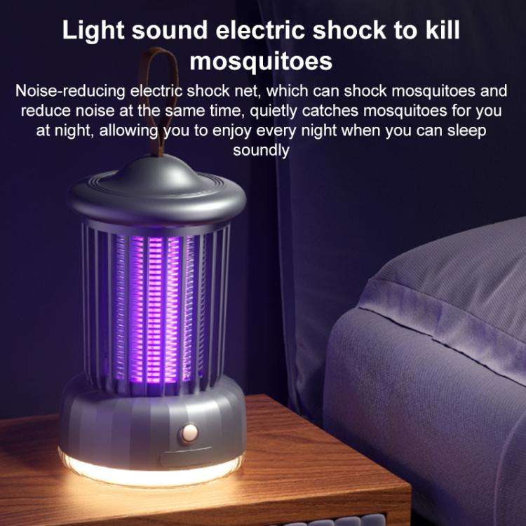 Rechargeable Portable Light Trapping Electric Mosquito Killer Lamp(Blue)