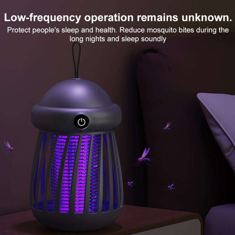Jellyfish Portable UV Light Trapping Electric Mosquito Killer Lamp, Model:Rechargeable(White)