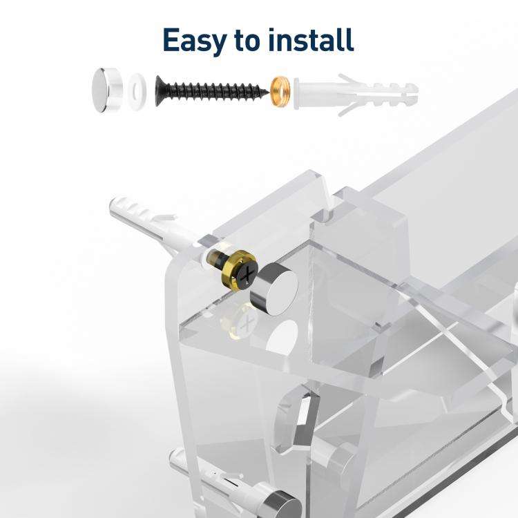 For Starlink Gen 3 Router Wall Mount Bracket(Transparent)
