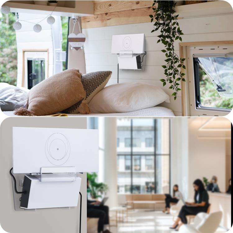 For Starlink Gen 3 Router Wall Mount Bracket(Transparent)