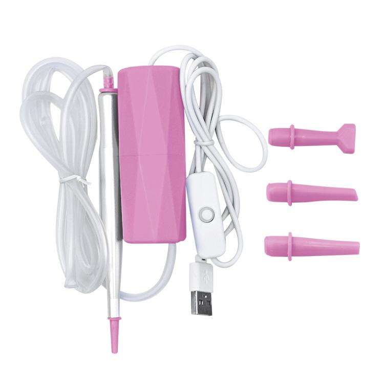 USB Interface Electric Drill Pen DIY Drill Tool(Pink)