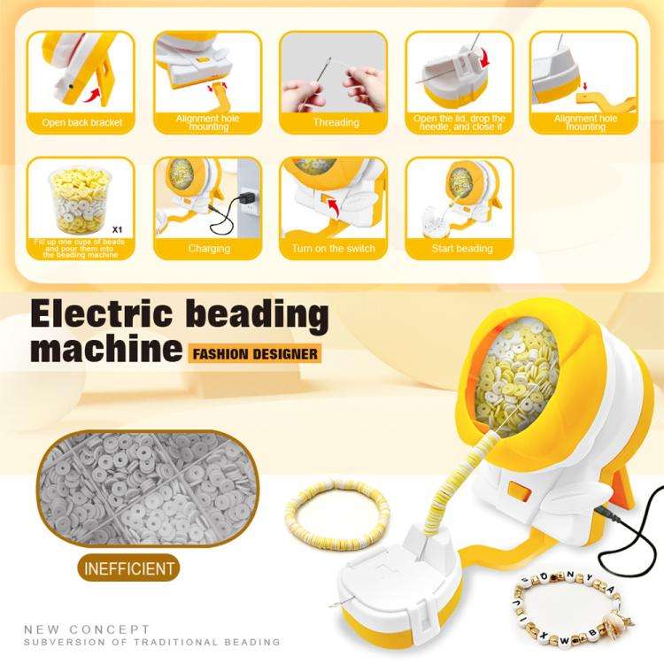 USB Interface Manual DIY Automatic Beading Machine(Green)