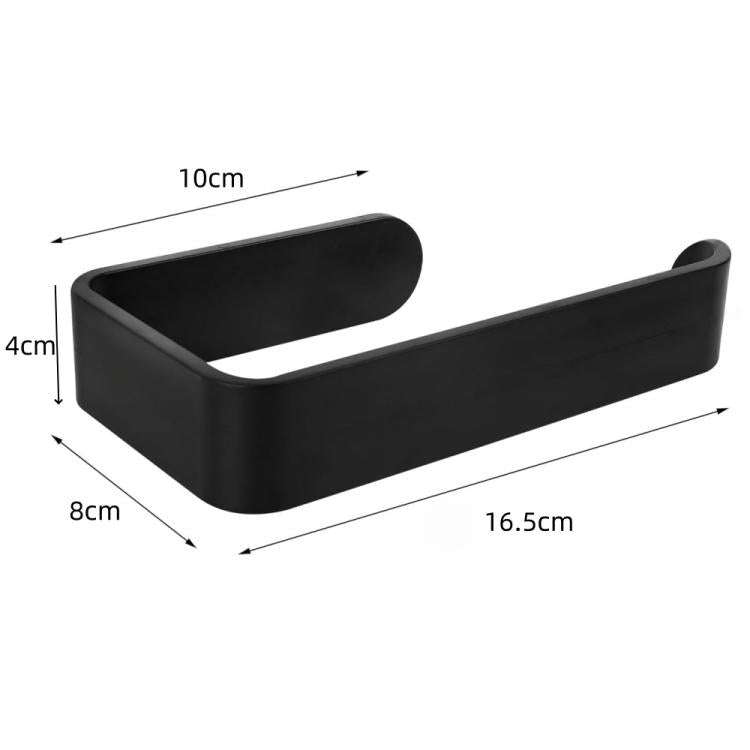 YX170 Acrylic Punch-Free Curtain Buckle(Black)