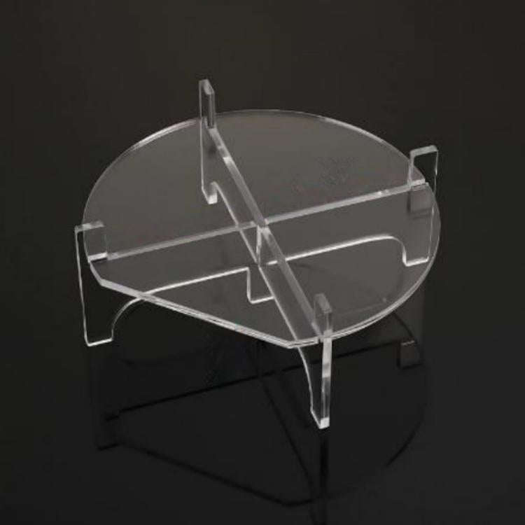 YX171 Acrylic Drink Dispenser Beverage Holder Cakes Stand, Size:19x19x8cm(Transparent)