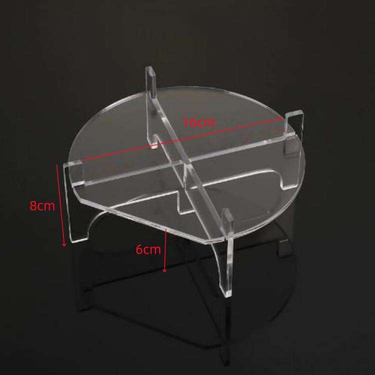 YX171 Acrylic Drink Dispenser Beverage Holder Cakes Stand, Size:19x19x8cm(Transparent)