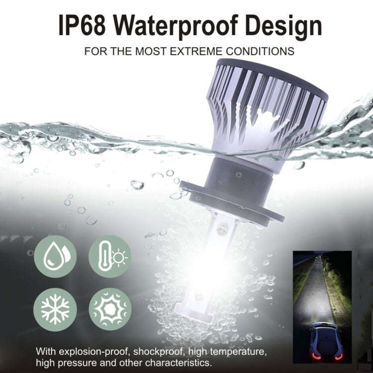 2 PCS X15 9004 DC 9-32V 26W 6500K 8000LM IP68 Car LED Headlight Lamps / Fog Light