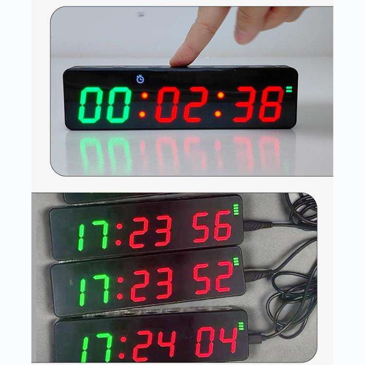 KYX--0010 Portable Magnetic Digital Display Timer Sports Group Countdown Timer(Black)