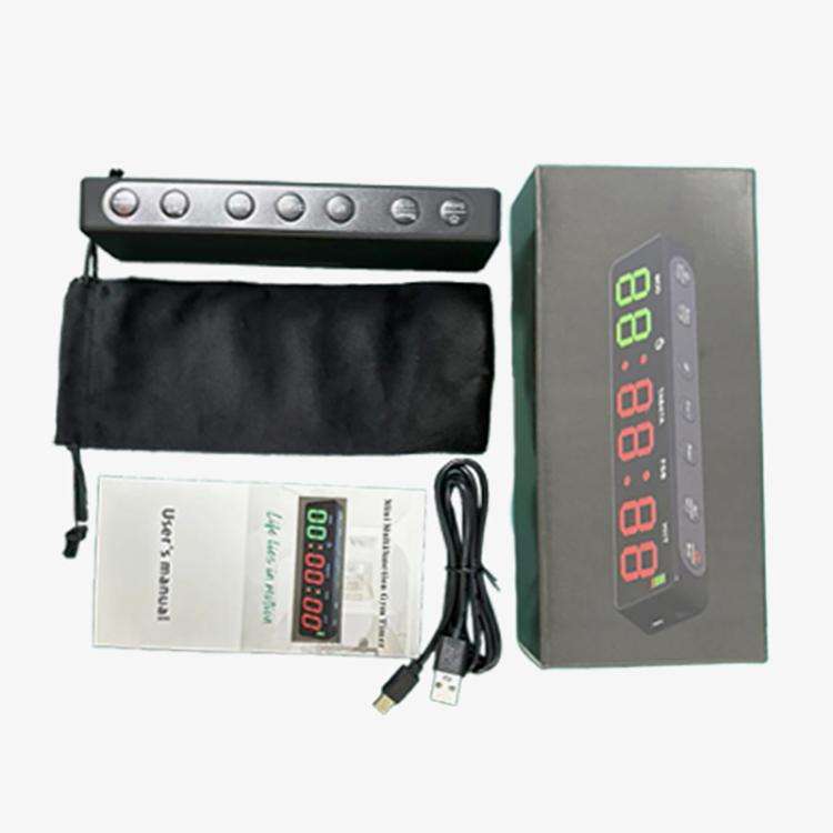 KYX--0010 Portable Magnetic Digital Display Timer Sports Group Countdown Timer(Black)